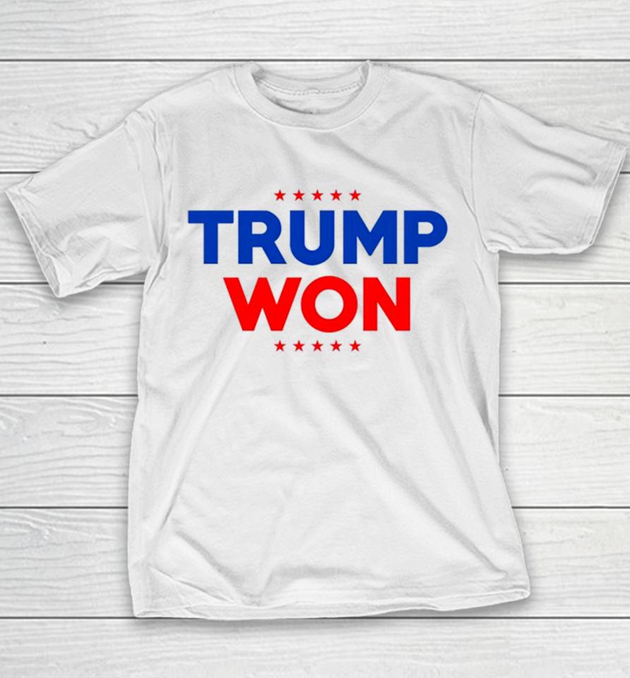 Travis Kelce Wearing Trump Won Youth T-Shirt