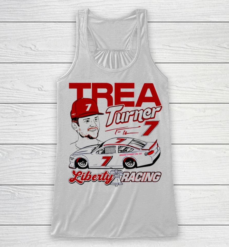 Trea Turner Liberty Racing Philadelphia Phillies Racerback Tank