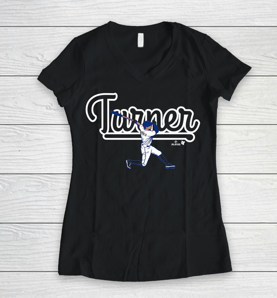 Trea Turner - Philly Trea - Philadelphia Baseball Women V-Neck T-Shirt
