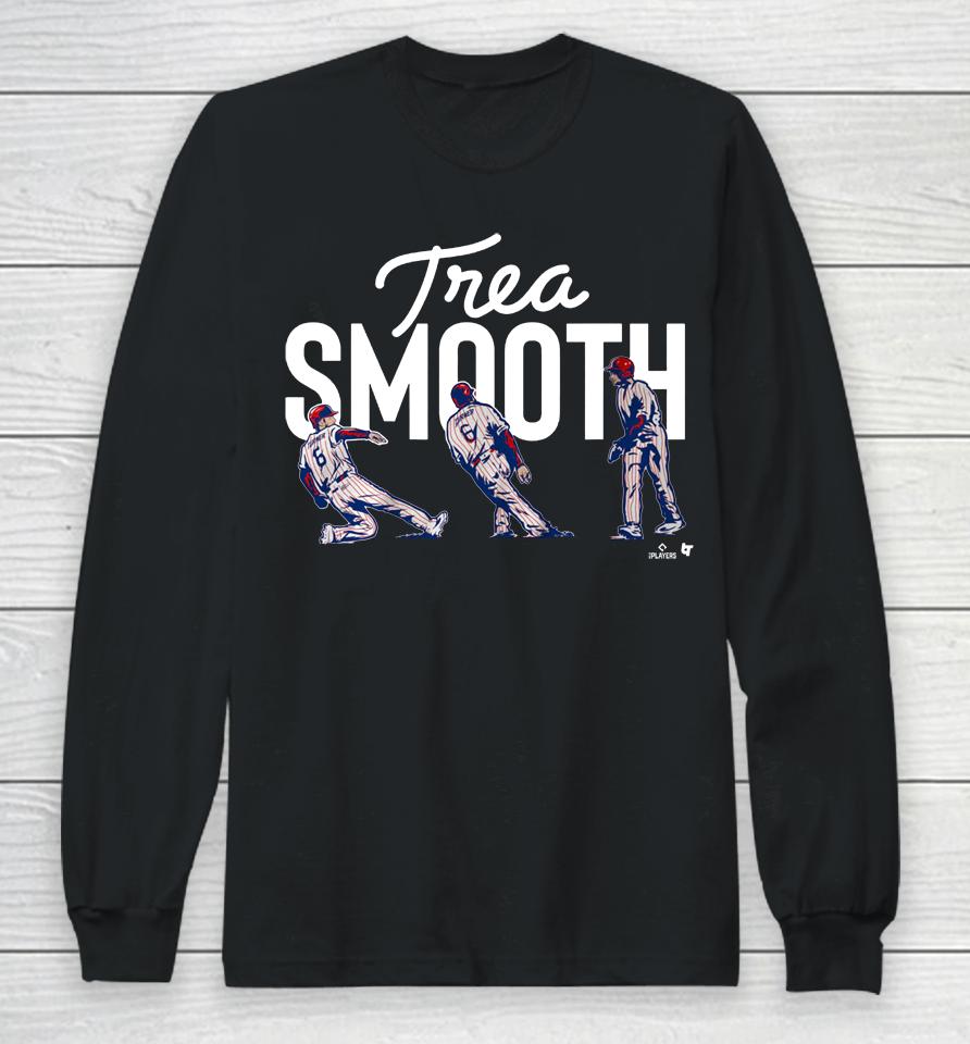 Trea Turner Smooth Slide Philly Mlbpa Licensed Breakingt Long Sleeve T-Shirt