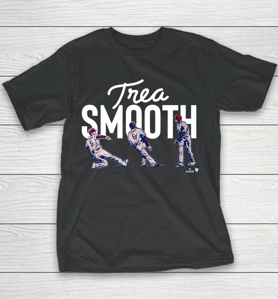 Trea Turner Smooth Slide Philly Mlbpa Licensed Breakingt Youth T-Shirt