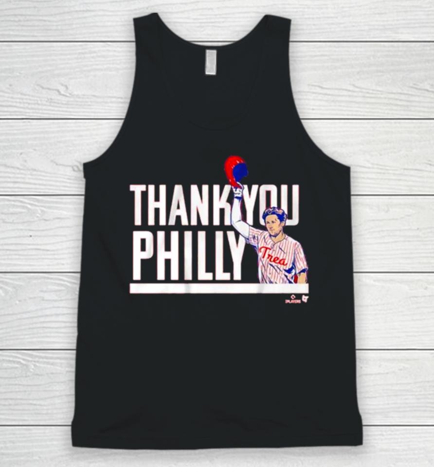 Trea Turner Thank You Philly Unisex Tank Top