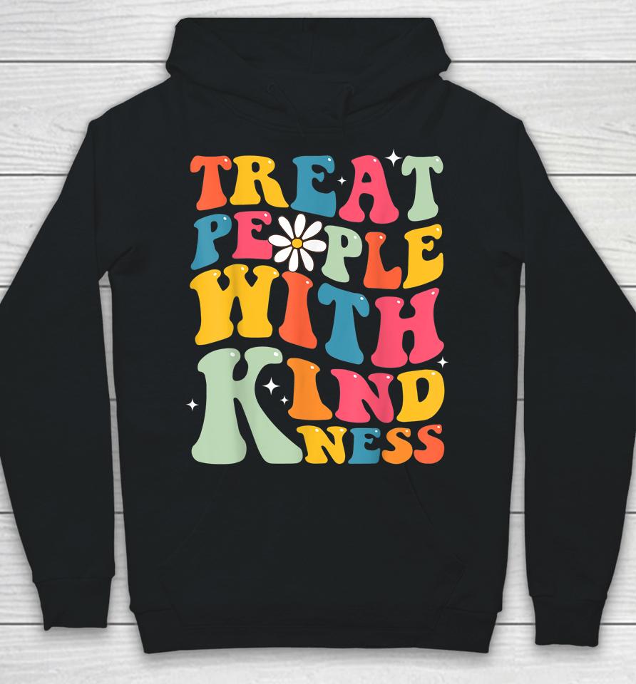 Treat People With Kindness Retro Tpwk Inspirational Letter Hoodie