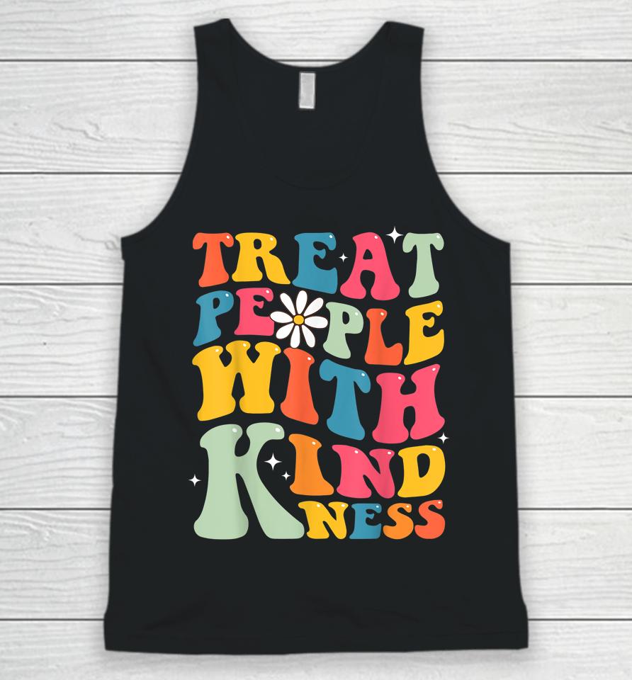 Treat People With Kindness Retro Tpwk Inspirational Letter Unisex Tank Top