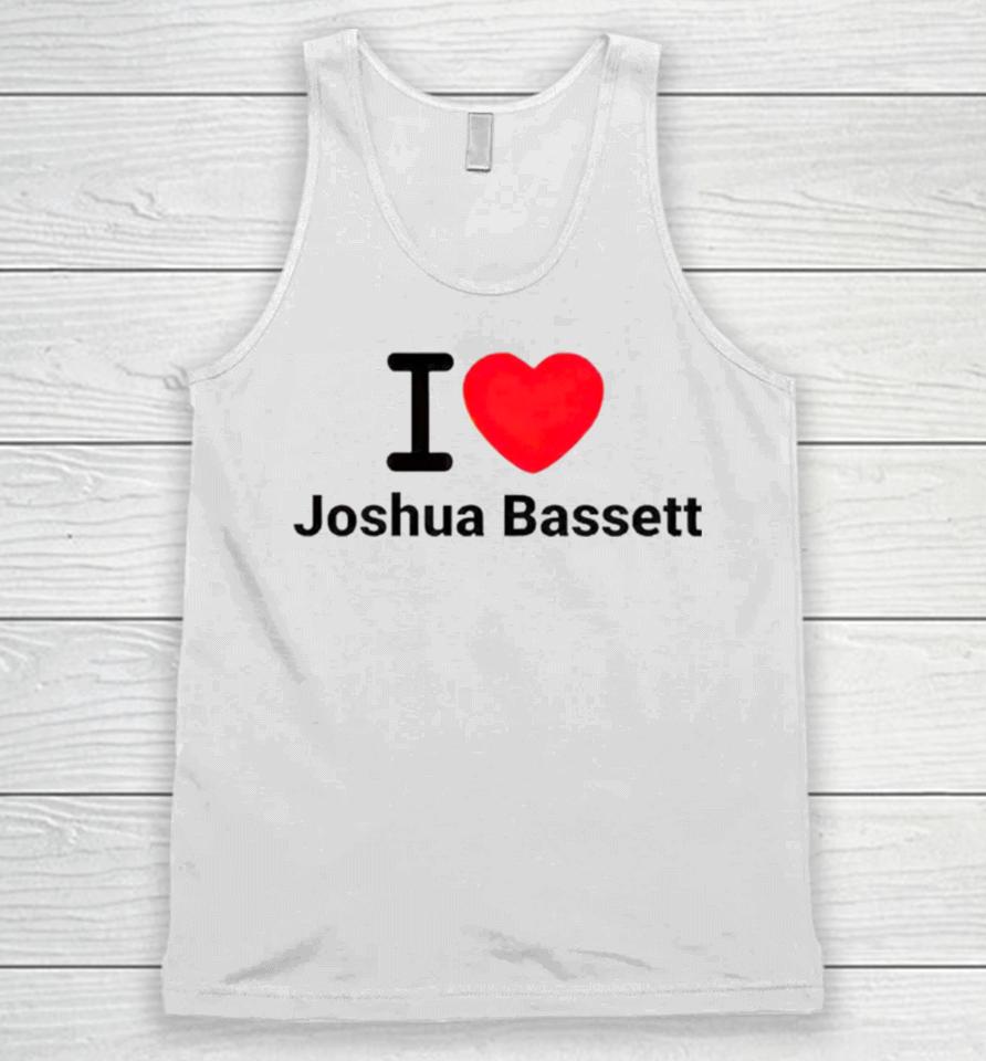 Trending I Love Joshua Bassett Unisex Tank Top