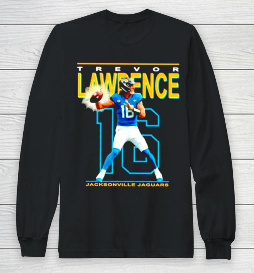 Trevor Lawrence Jacksonville Jaguars Nfl Football Player Long Sleeve T-Shirt
