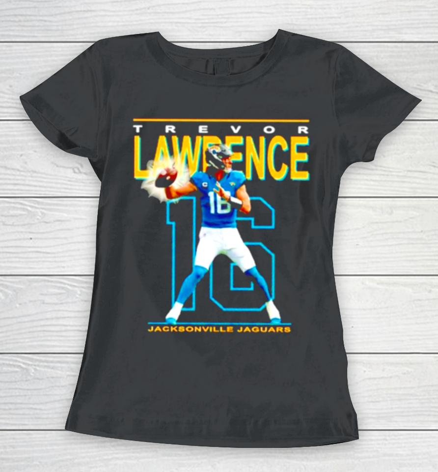 Trevor Lawrence Jacksonville Jaguars Nfl Football Player Women T-Shirt