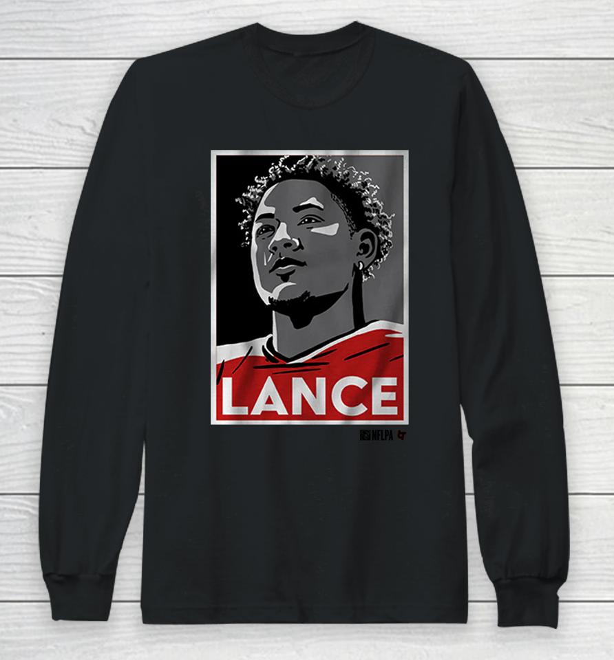 Trey Lance 49Ers By Breakingt Long Sleeve T-Shirt