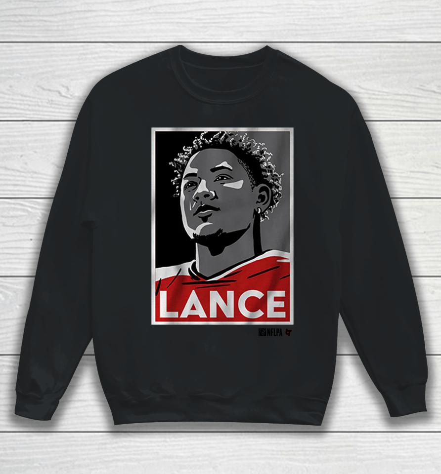 Trey Lance 49Ers By Breakingt Sweatshirt