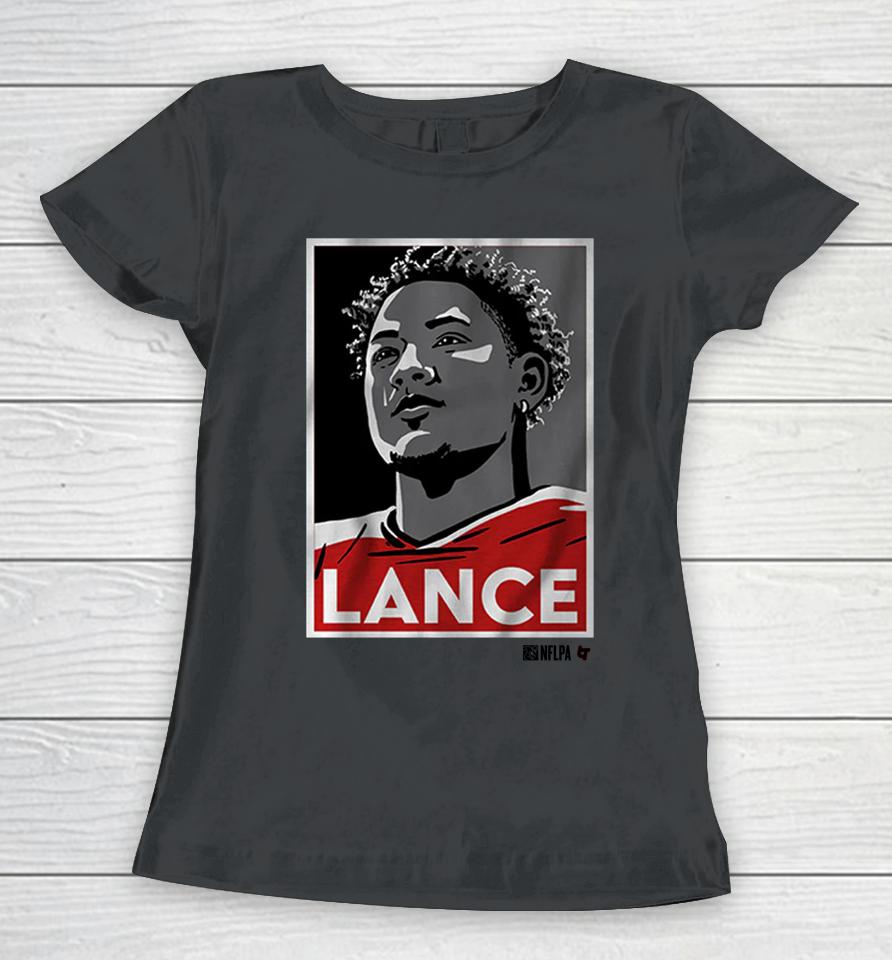 Trey Lance 49Ers By Breakingt Women T-Shirt