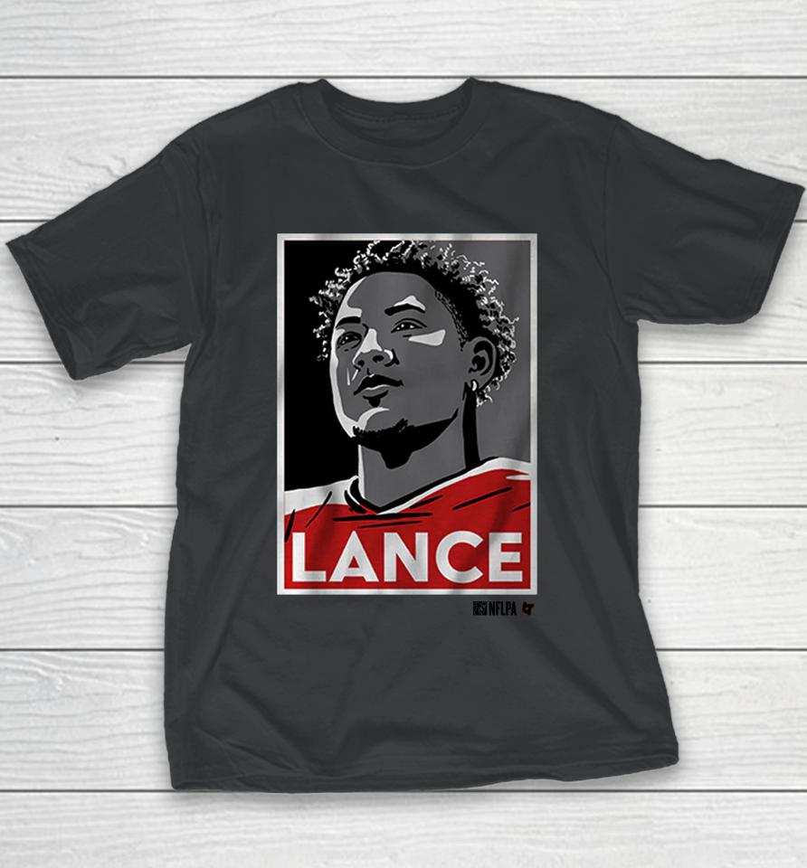 Trey Lance 49Ers By Breakingt Youth T-Shirt