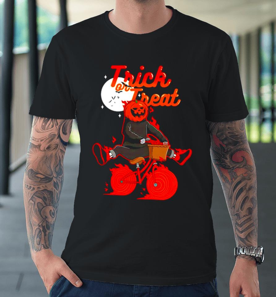 Trick Or Treat A Spooktacular Halloween Rideshirts Premium T-Shirt