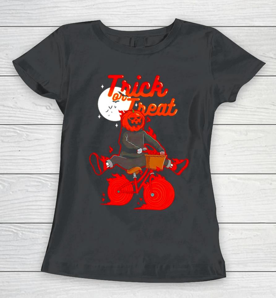 Trick Or Treat A Spooktacular Halloween Rideshirts Women T-Shirt