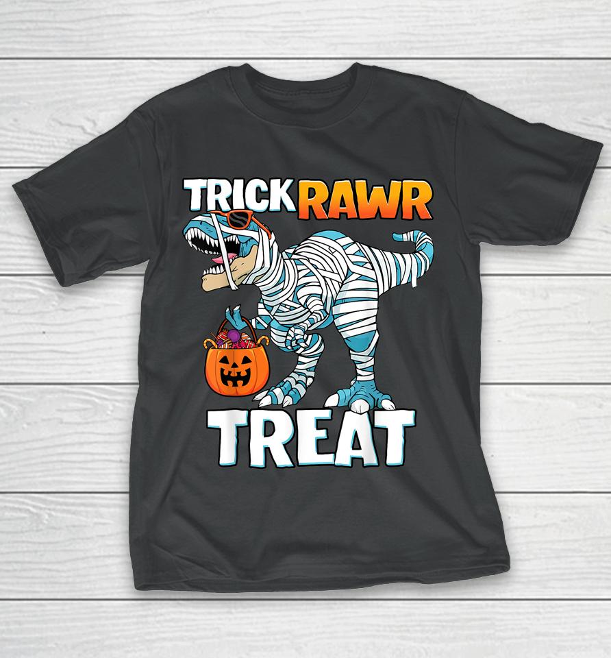 Trick Rawr Treat Halloween T-Rex Dinosaur T-Shirt