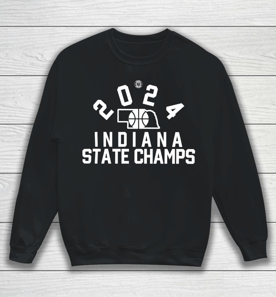 Triple B Bbbprinting Store 2024 Indiana State Champs Sweatshirt
