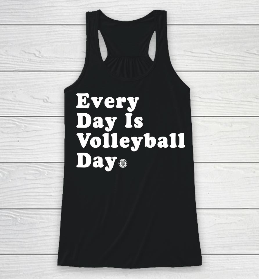 Triple B Merch Every Day Is Volleyball Day Racerback Tank