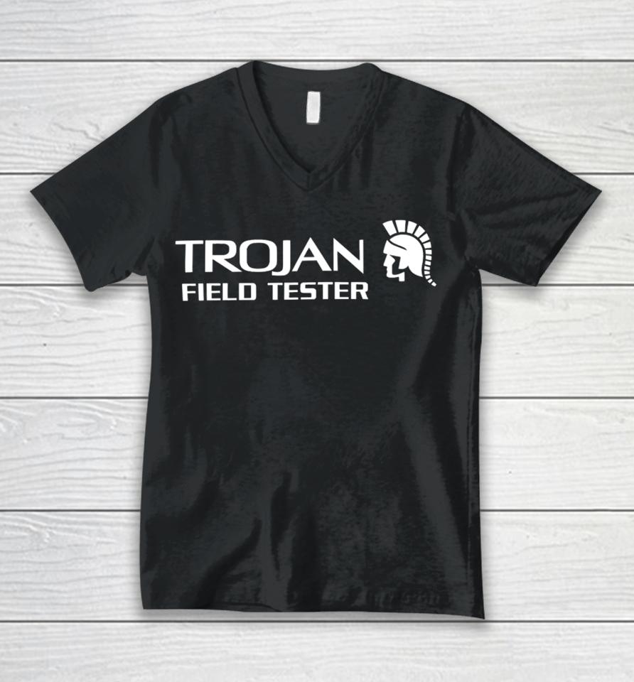 Trojan Field Tester Unisex V-Neck T-Shirt
