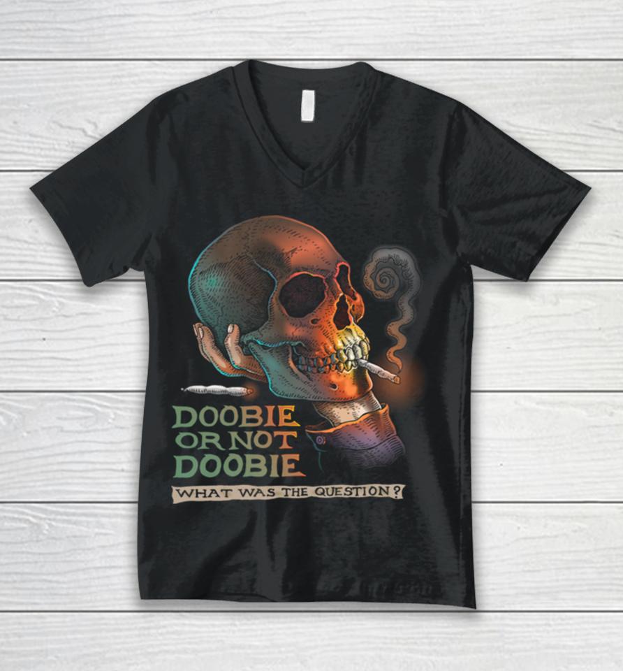 Troll Art Doobie Or Not Doobie Unisex V-Neck T-Shirt