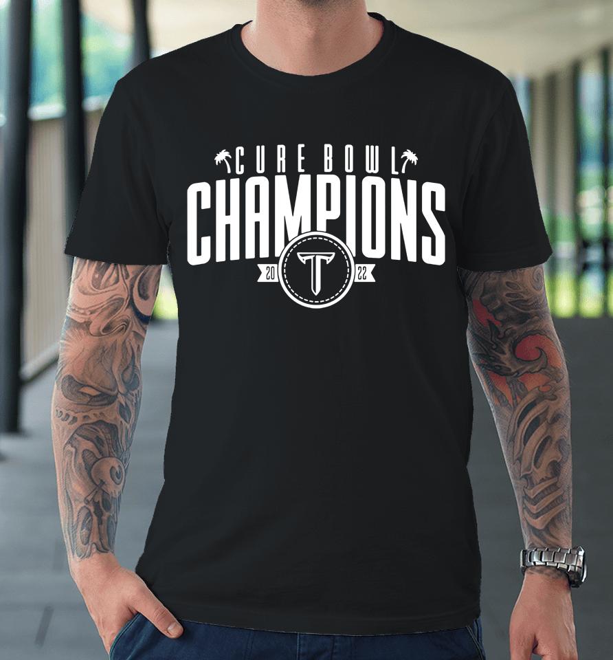 Troy Trojans 2022 Cure Bowl Champions Premium T-Shirt