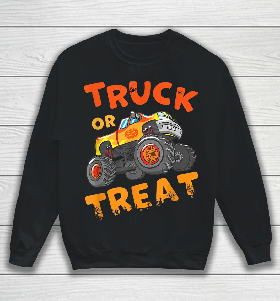 Truck Or Treat Halloween Sweatshirt