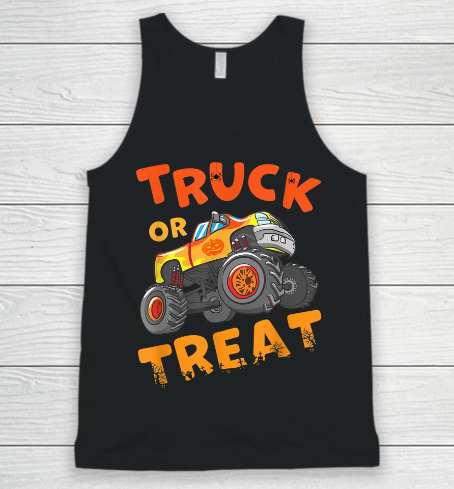 Truck Or Treat Halloween Unisex Tank Top