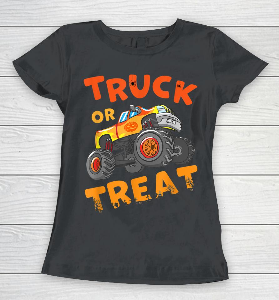 Truck Or Treat Halloween Women T-Shirt