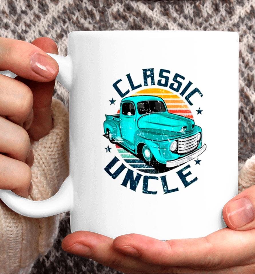 Trucker Classic Uncle Fathers Day Mens Vintage Coffee Mug