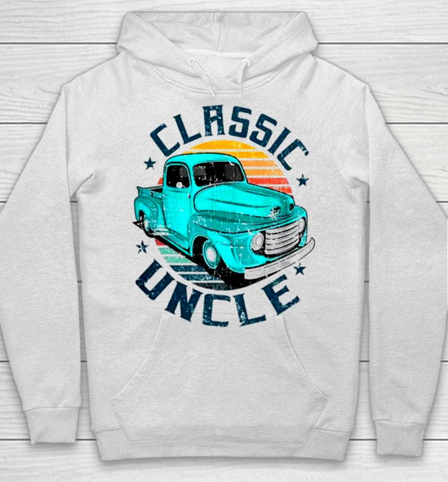 Trucker Classic Uncle Fathers Day Mens Vintage Hoodie