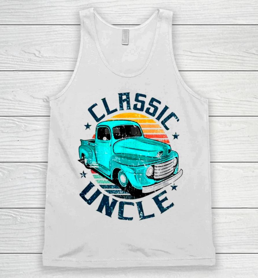Trucker Classic Uncle Fathers Day Mens Vintage Unisex Tank Top