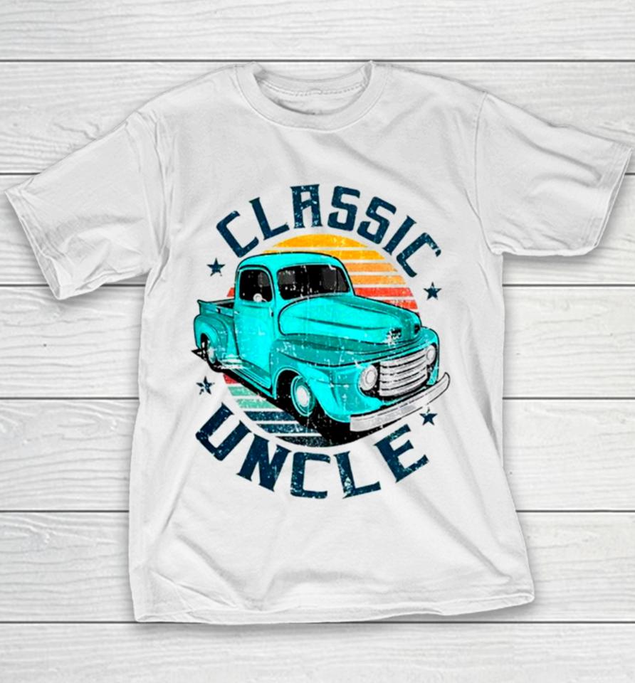 Trucker Classic Uncle Fathers Day Mens Vintage Youth T-Shirt