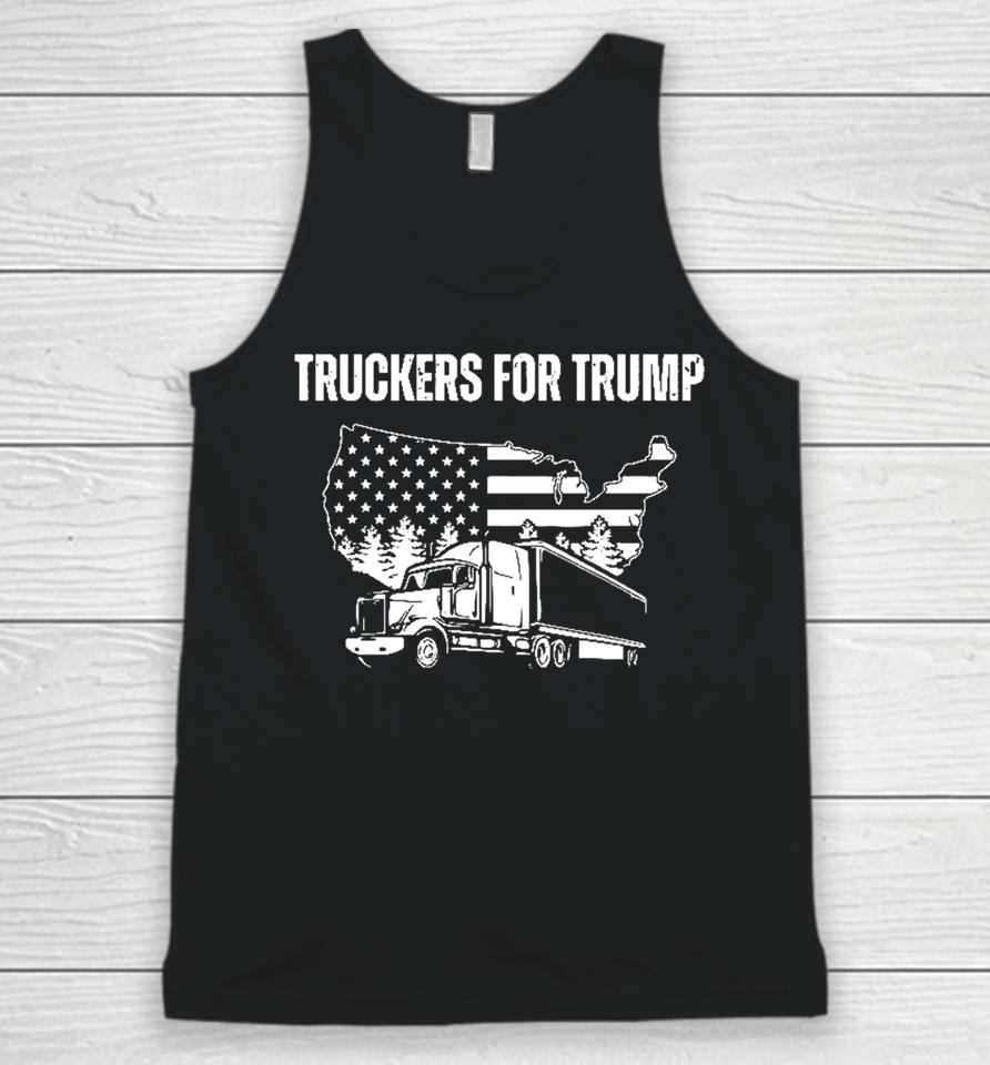 Truckers For Trump 2024 Shirt Vote Trump 2024 Unisex Tank Top