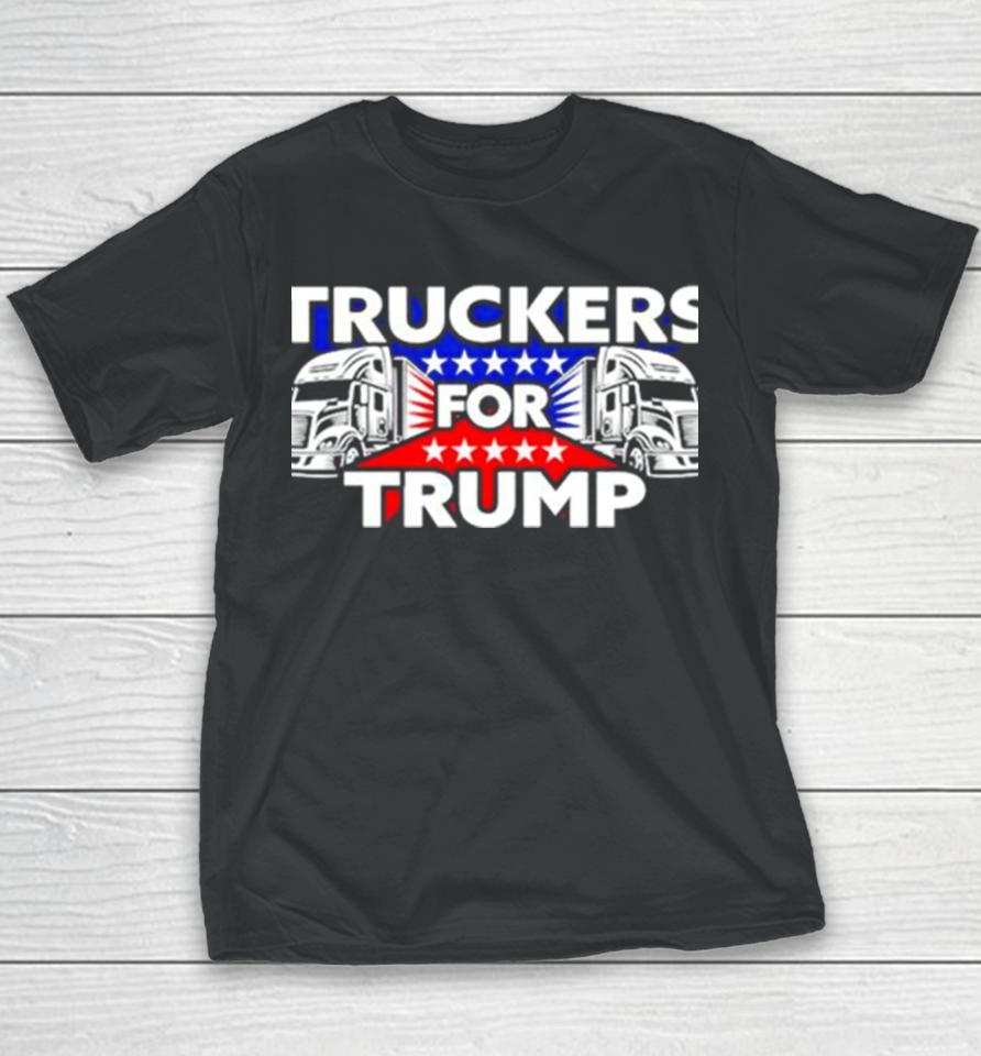 Truckers For Trump Usa Youth T-Shirt