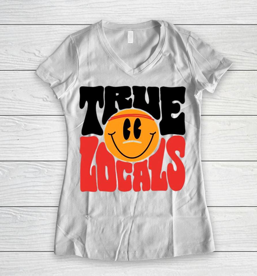 True Locals Women V-Neck T-Shirt