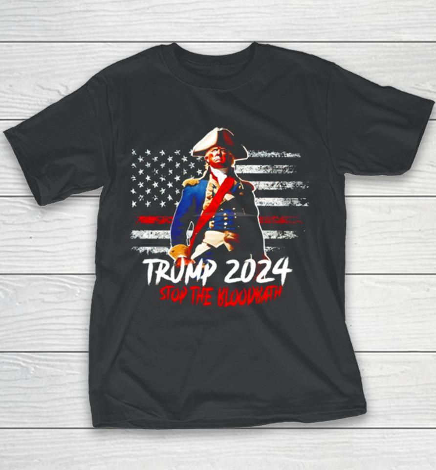 Trump 2024 Stop The Bloodbath Youth T-Shirt