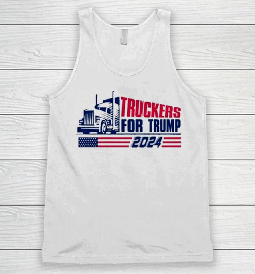 Trump Careful Jack Danger Truckers For Trump 2024 Unisex Tank Top