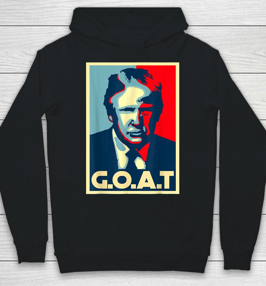 Trump Goat Middle Finger I'll Be Back Election 2024 Support Hoodie