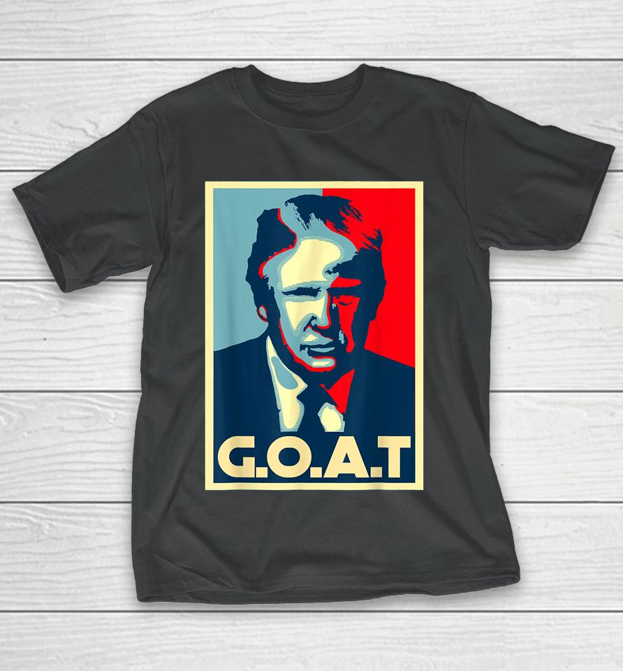 Trump Goat Middle Finger I'll Be Back Election 2024 Support T-Shirt