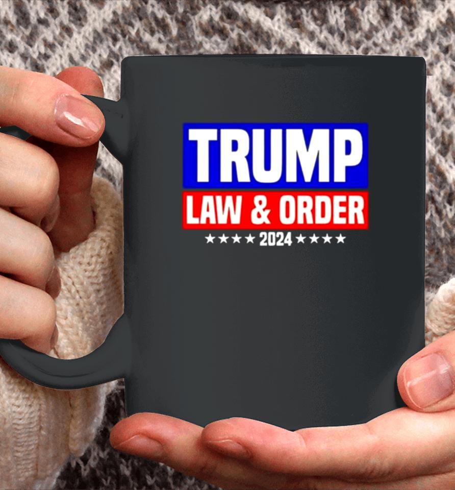 Trump Law And Order 2024 Coffee Mug