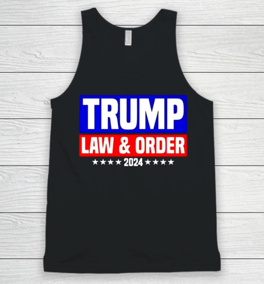 Trump Law And Order 2024 Unisex Tank Top