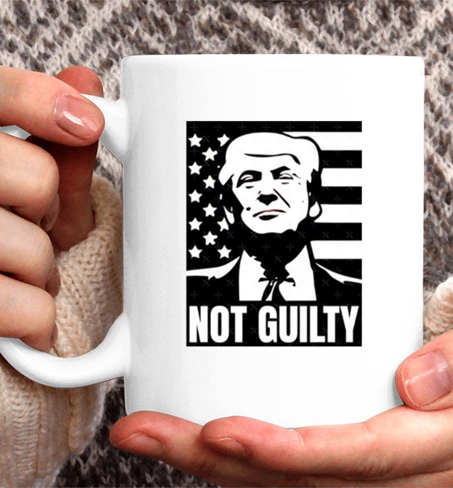 Trump Not Guilty Mugshot 2024 President Coffee Mug