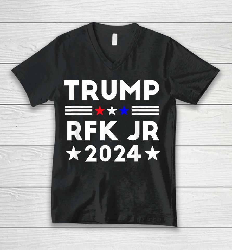 Trump Rfk Jr 2024 Unisex V-Neck T-Shirt