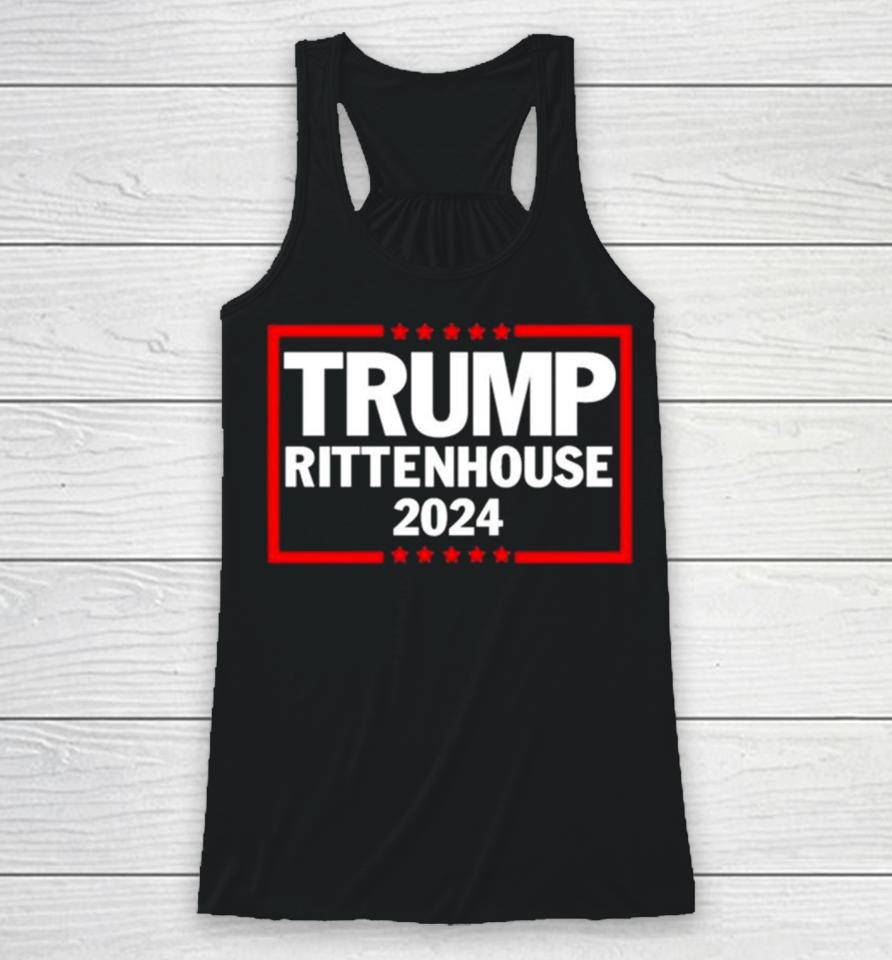 Trump Rittenhouse Funny 2024 Racerback Tank