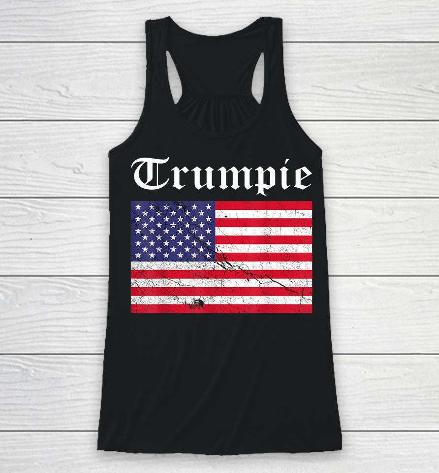 Trumpie T-Shirt Trumpie Usa Flag Racerback Tank