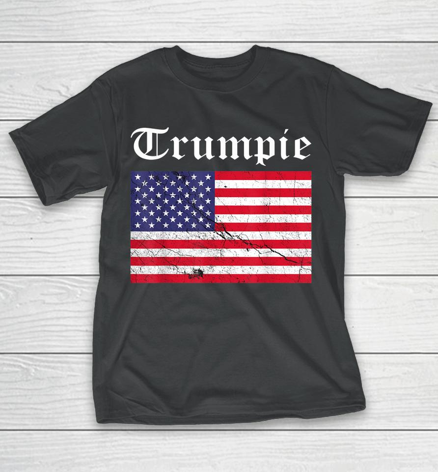 Trumpie T-Shirt Trumpie Usa Flag T-Shirt