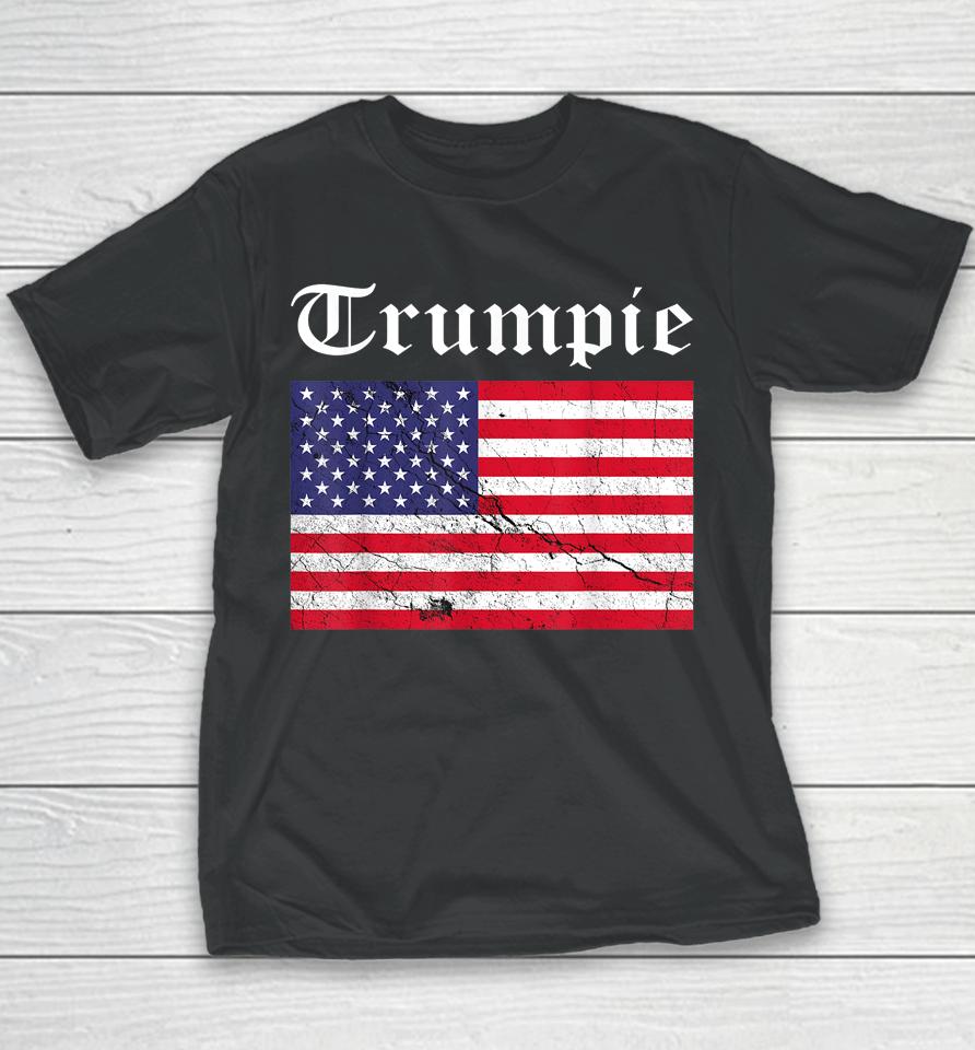 Trumpie T-Shirt Trumpie Usa Flag Youth T-Shirt
