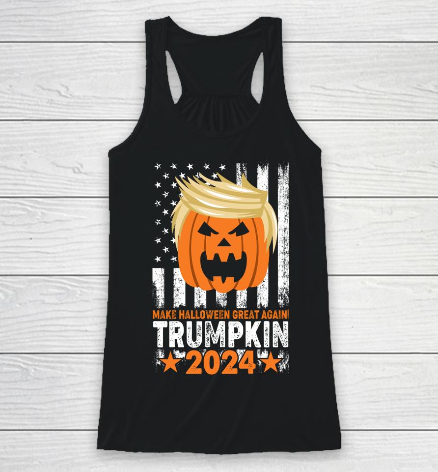 Trumpkin 2024 Make Halloween Great Again Racerback Tank