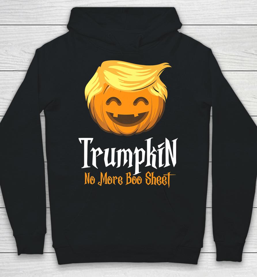 Trumpkin No More Boo Sheet Funny Halloween Hoodie