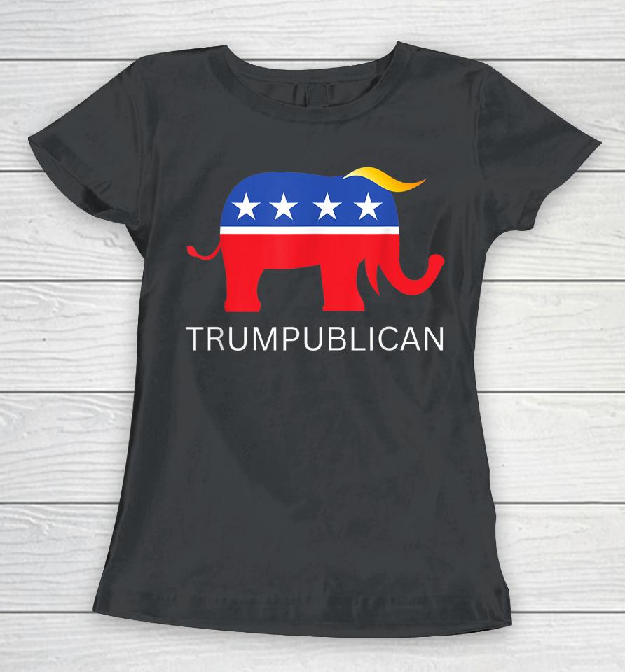 Trumpublican 2024 Trump Keep America Great Again Re-Election Women T-Shirt