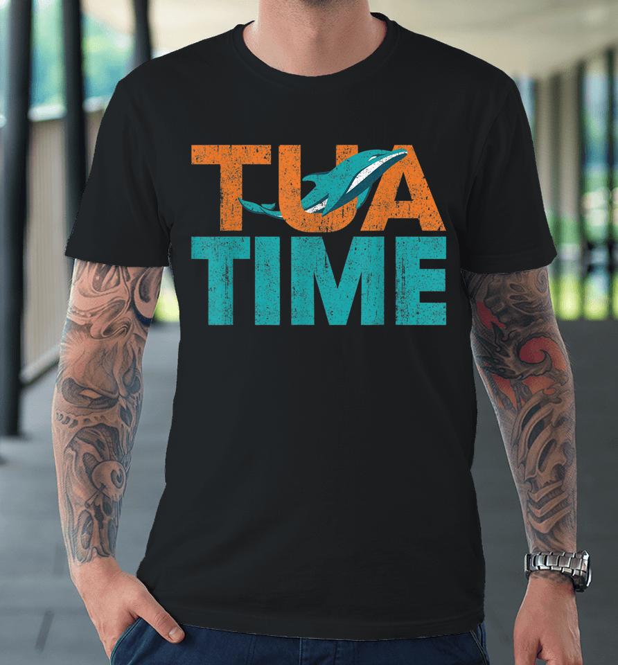 Tua Time Dolphins Football Premium T-Shirt