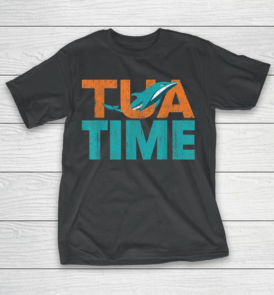 Tua Time Dolphins Football T-Shirt
